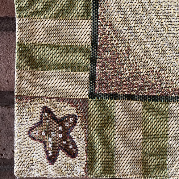 SEASHELL By The Sea Tapestry Wall Hanging w/Wood Rod by Susan Welsh BEACH OCEAN - Picture 10 of 12